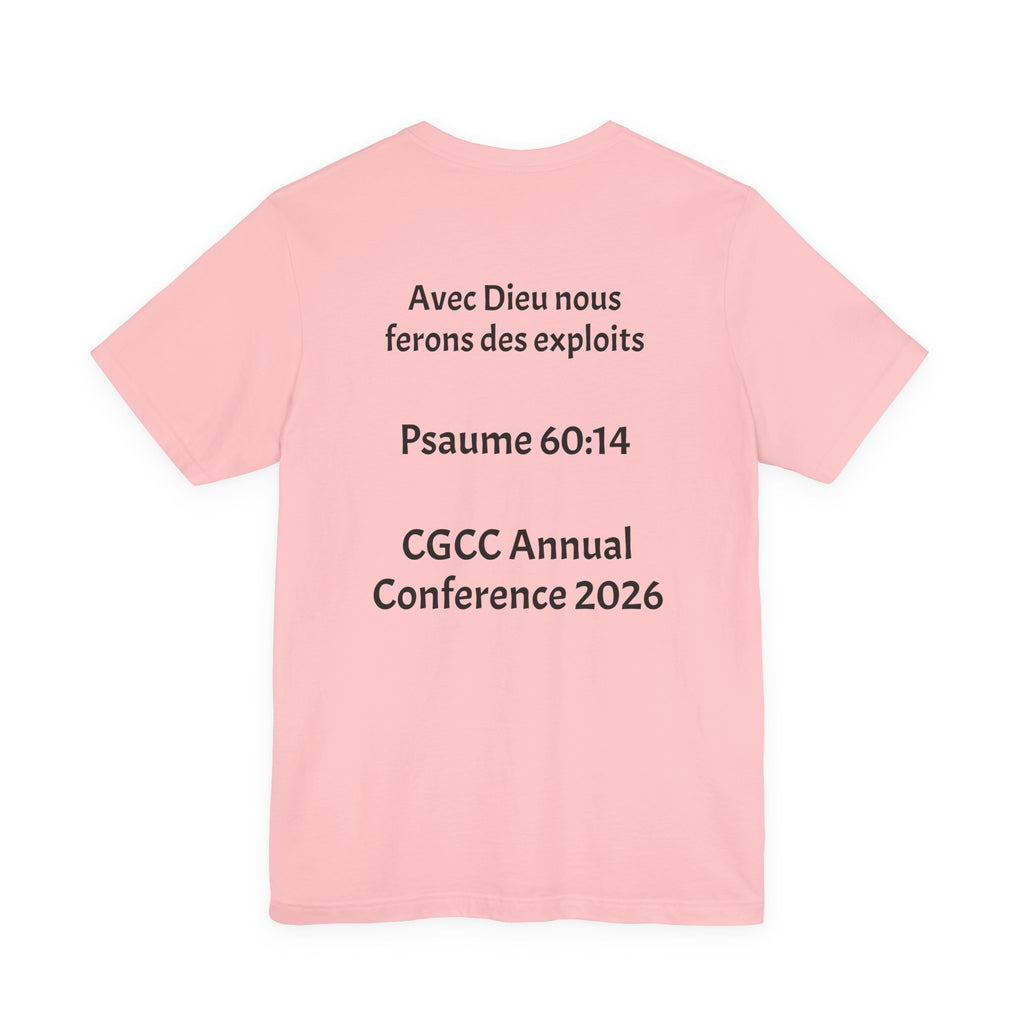 CGCC Conference Tee Design 2 — "Psaume 60:14" CGCC Annual 2026