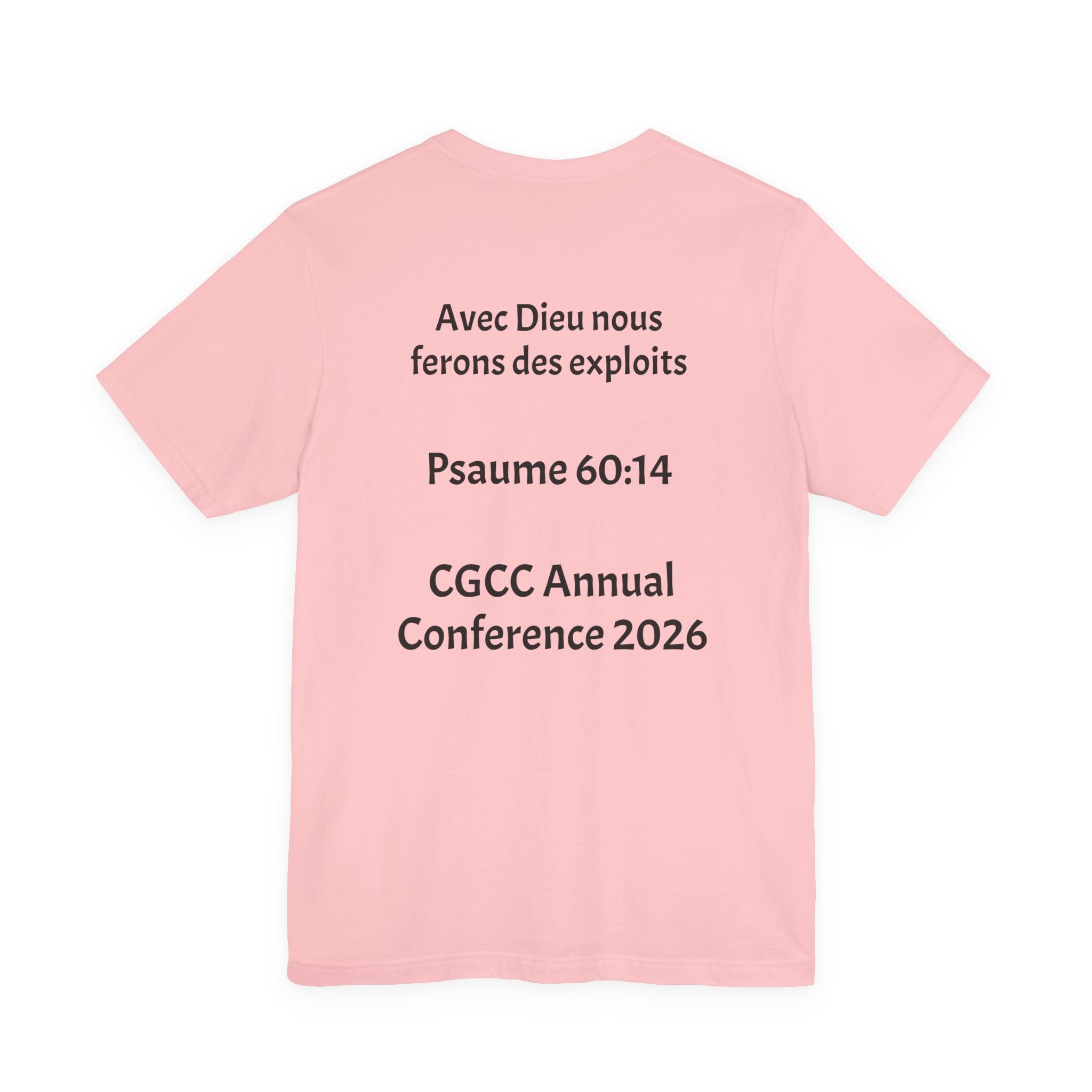 CGCC Conference Tee Design 2 — "Psaume 60:14" CGCC Annual 2026