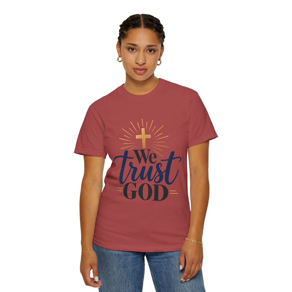 We Trust God Christian Faith T-Shirt