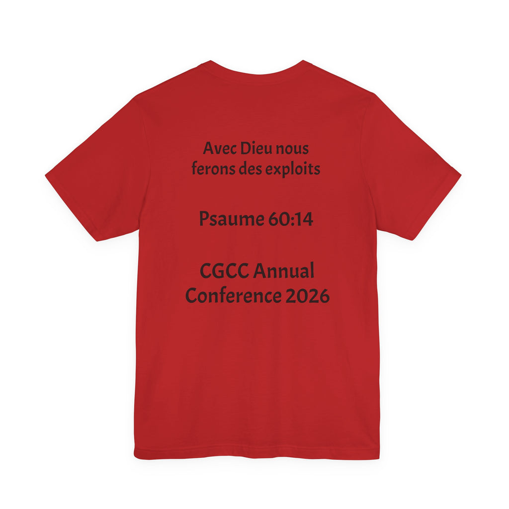 CGCC Conference Tee Design 2 — "Psaume 60:14" CGCC Annual 2026