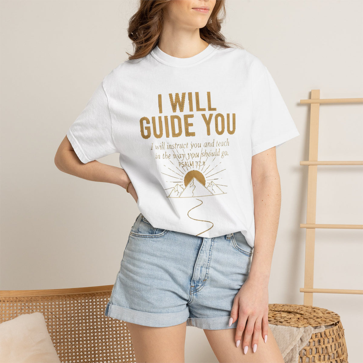 Guide-Themed Christian T-Shirt — "I Will Guide You / Trust the Guide" Inspirational Faith Tee