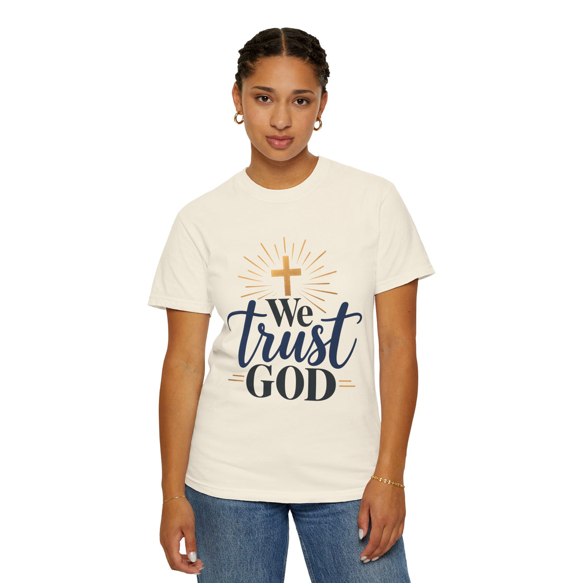 We Trust God Christian Faith T-Shirt