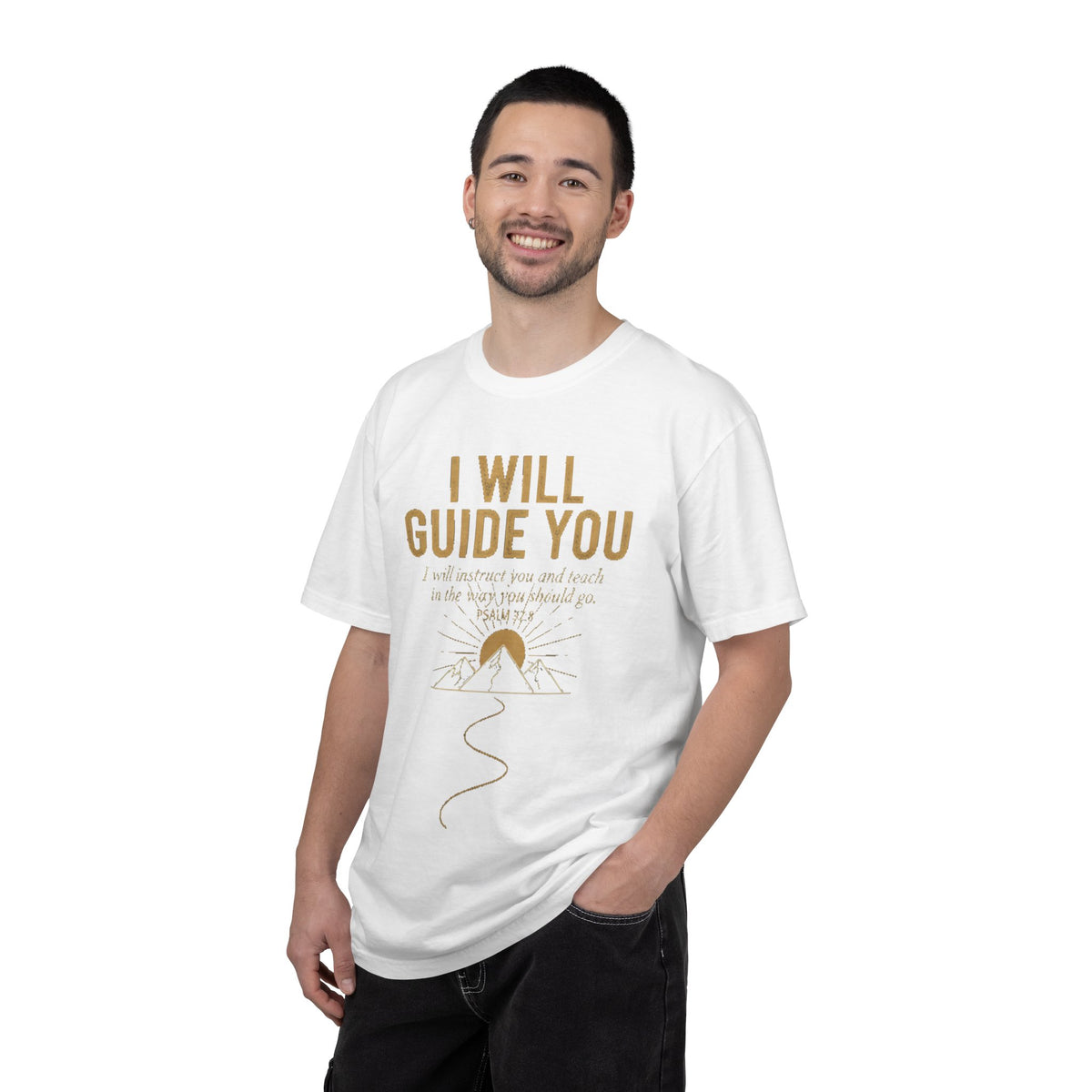 Guide-Themed Christian T-Shirt — "I Will Guide You / Trust the Guide" Inspirational Faith Tee
