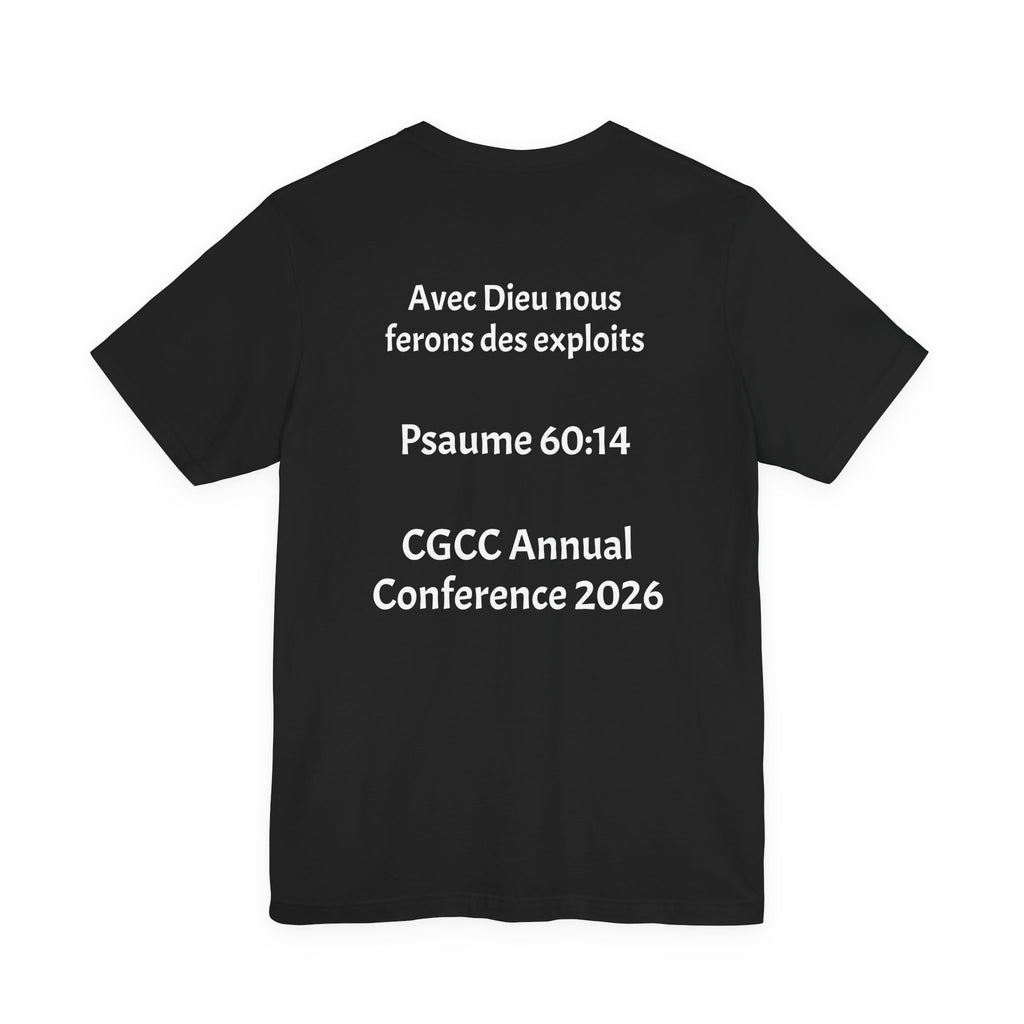 CGCC Conference Tee Design 2 — "Psaume 60:14" CGCC Annual 2026
