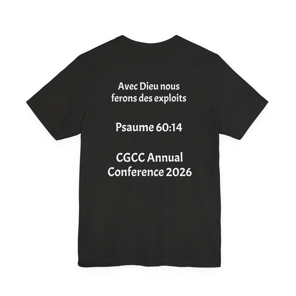CGCC Conference Tee Design 2 — "Psaume 60:14" CGCC Annual 2026