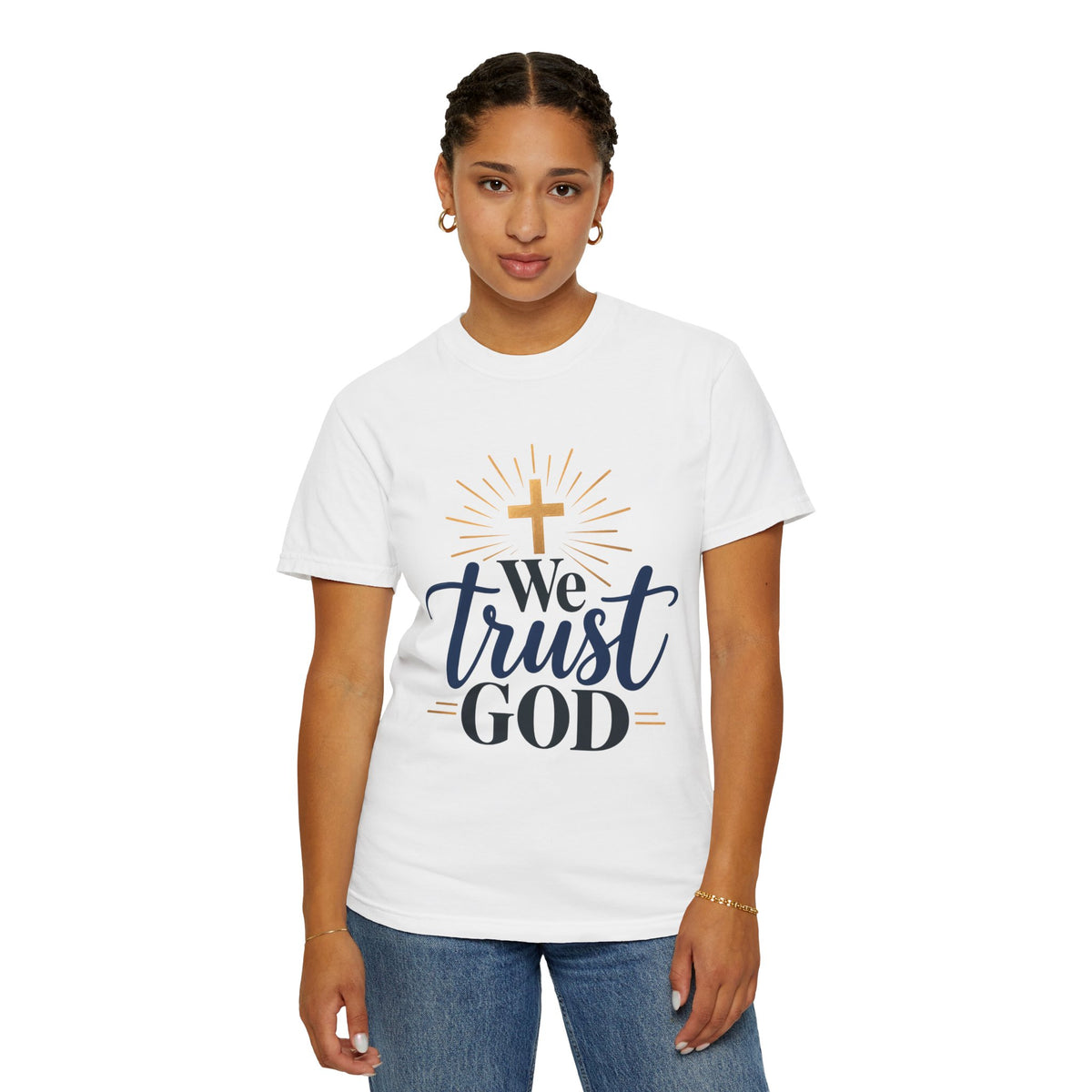 We Trust God Christian Faith T-Shirt